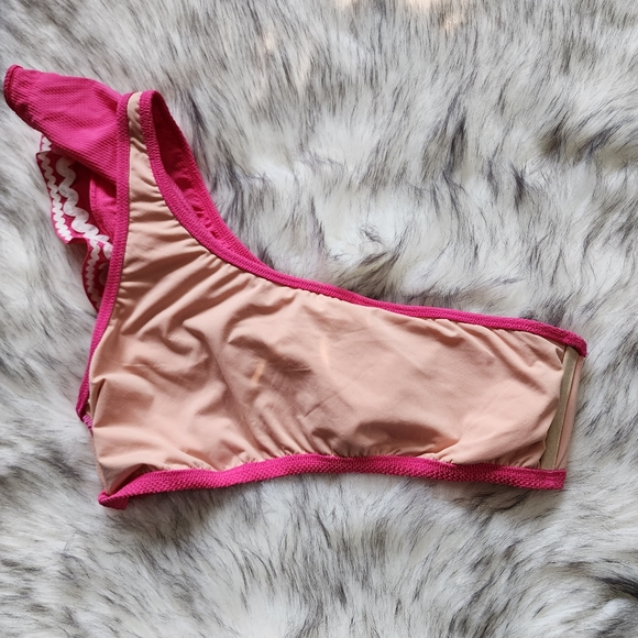 J. Crew One-Shoulder Ruffle Rickrack Bikini Top - Picture 10 of 10